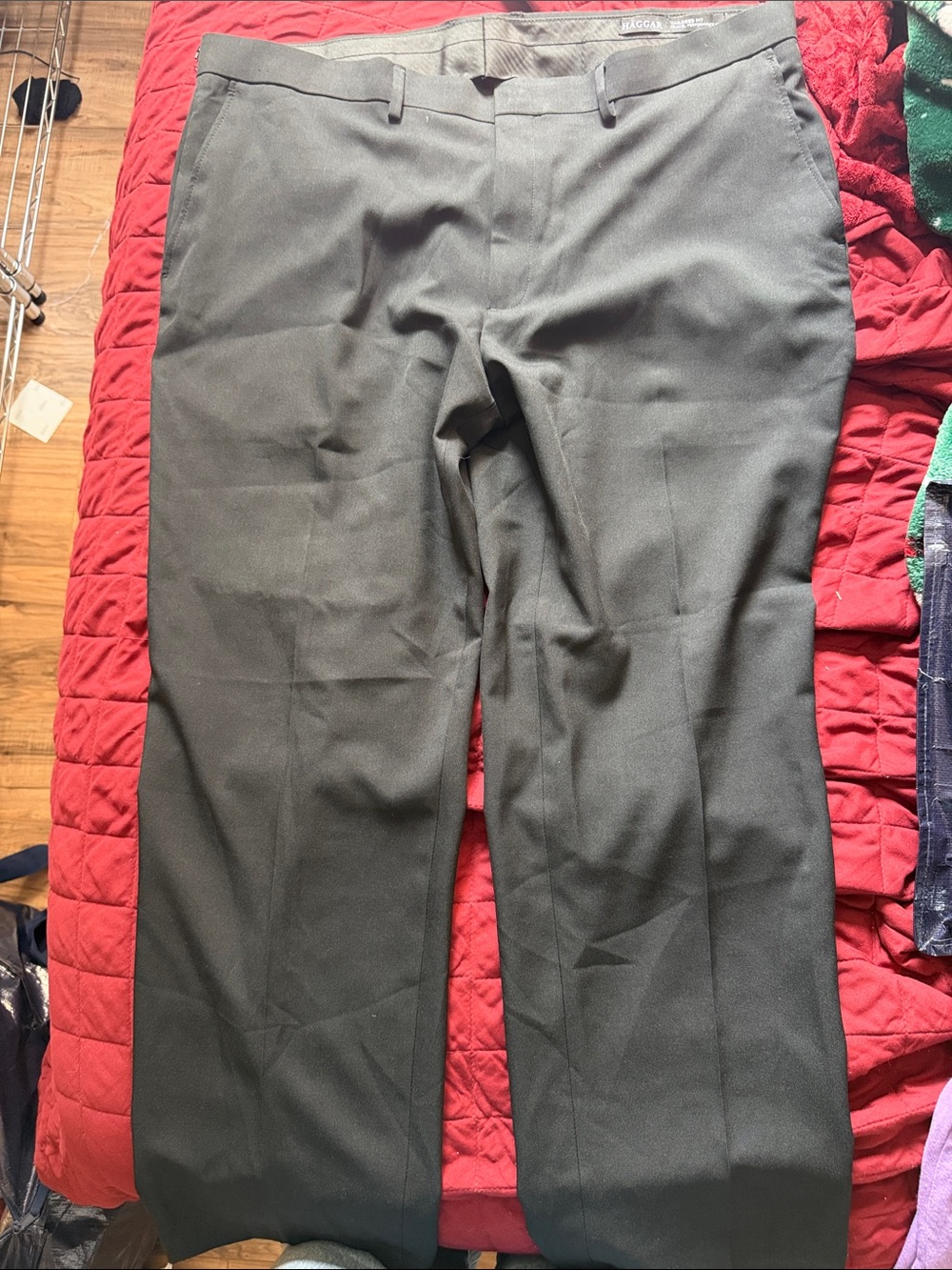 Men's Classic Dress Pants in Dark Gray